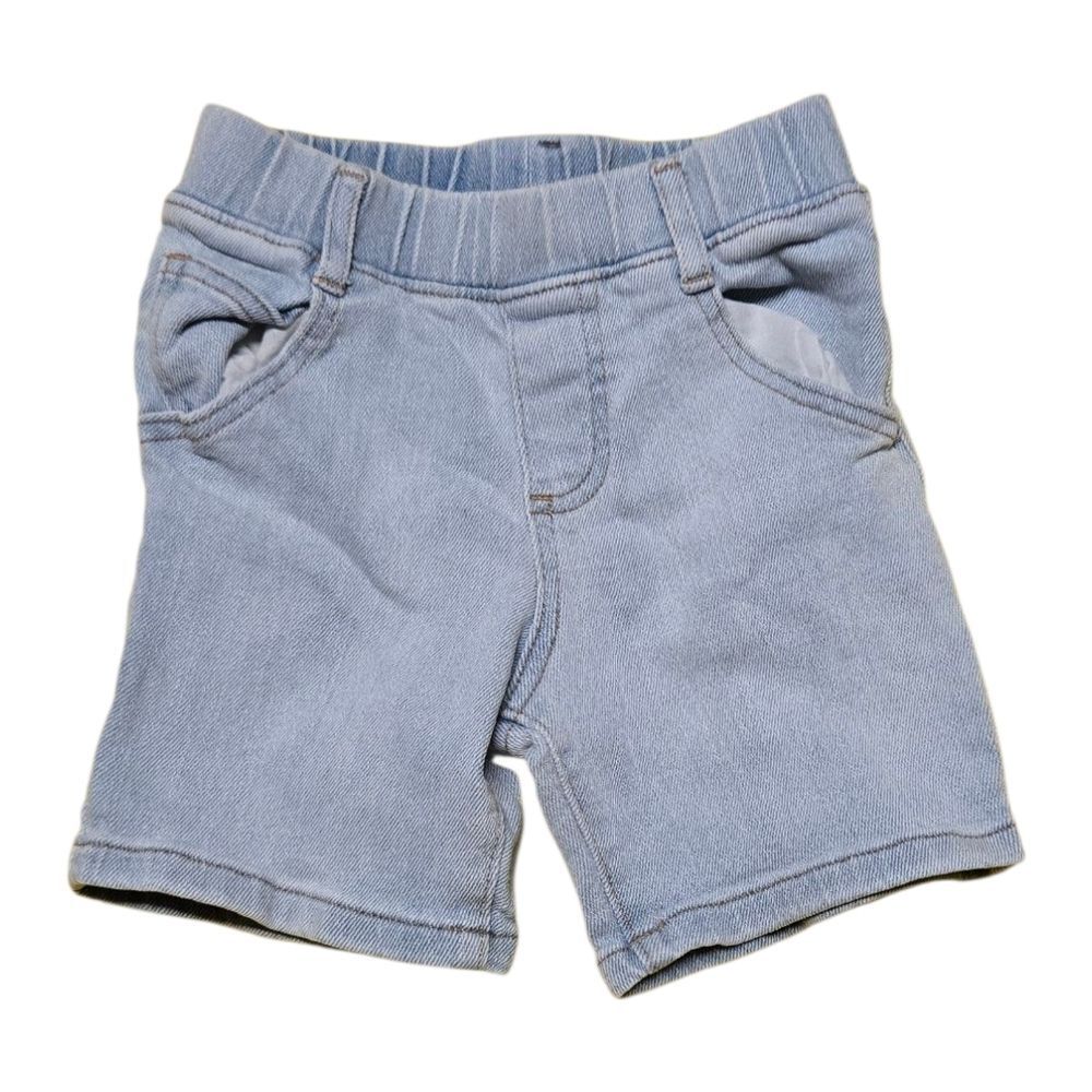 Toddler 3T Light Blue Kids Denim Shorts Boy Girl Unisex Pull On Blue Jean Short